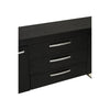 Elegant Elm Wood Sideboard with Ample Storage