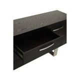 Elegant Elm Wood Sideboard with Ample Storage