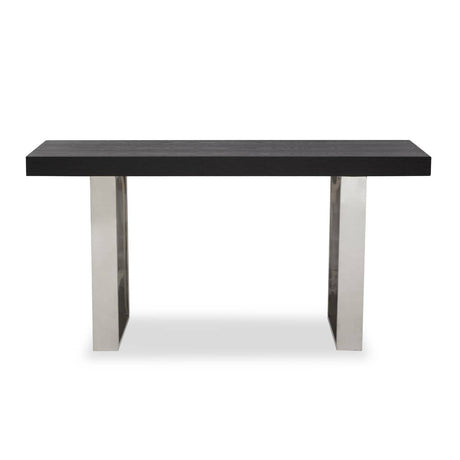 Rustic Elm Wood Console Table