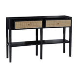 Rattan Chic Console Table