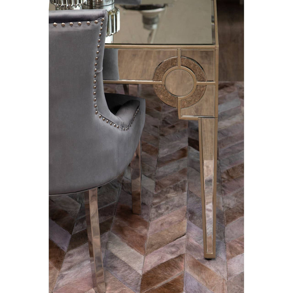 Diamond Tufted Velvet Dining Chair