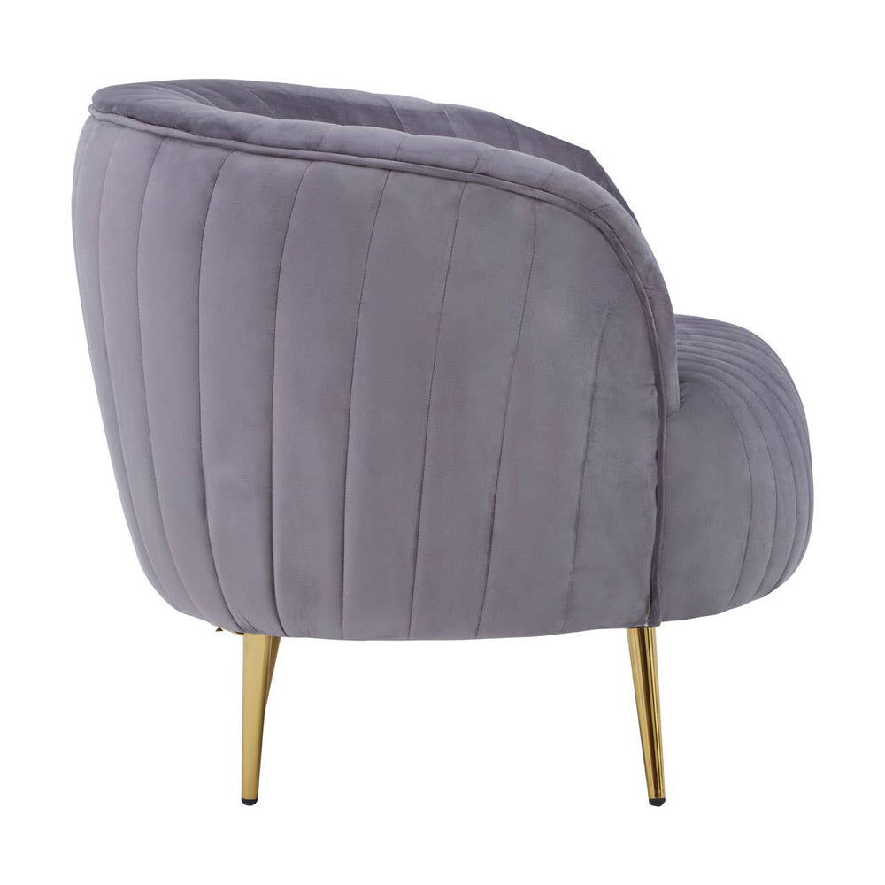 Luxe Velvet Barrel Chair