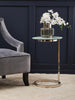 Luxe Grey Velvet Accent Chair
