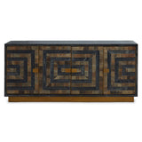 Roselle - Eco-Friendly Wood Sideboard with Labyrinth Patterns