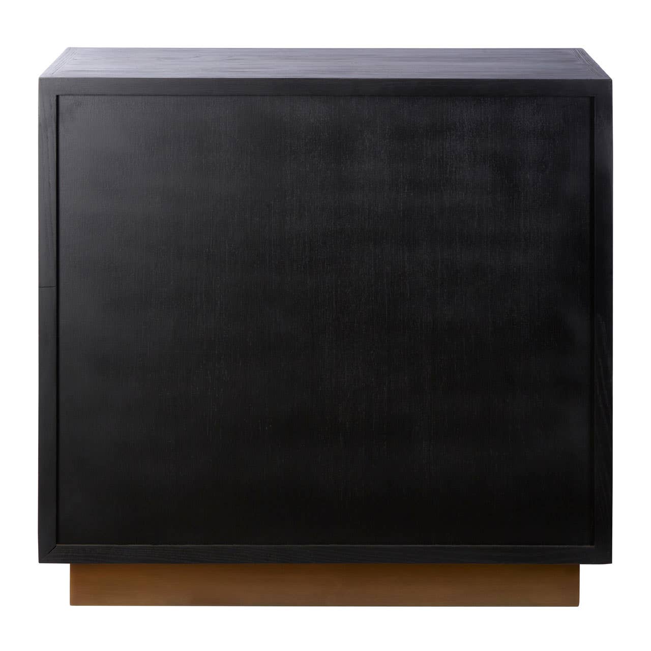 Reclaimed Elm Wood Sideboard with Brass Base - Rustic Charm for Modern Homes