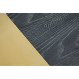 Geometric Black Oak Coffee Table