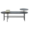 Geometric Black Oak Coffee Table