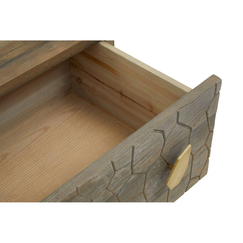 Rustic Elm Drawer Storage
