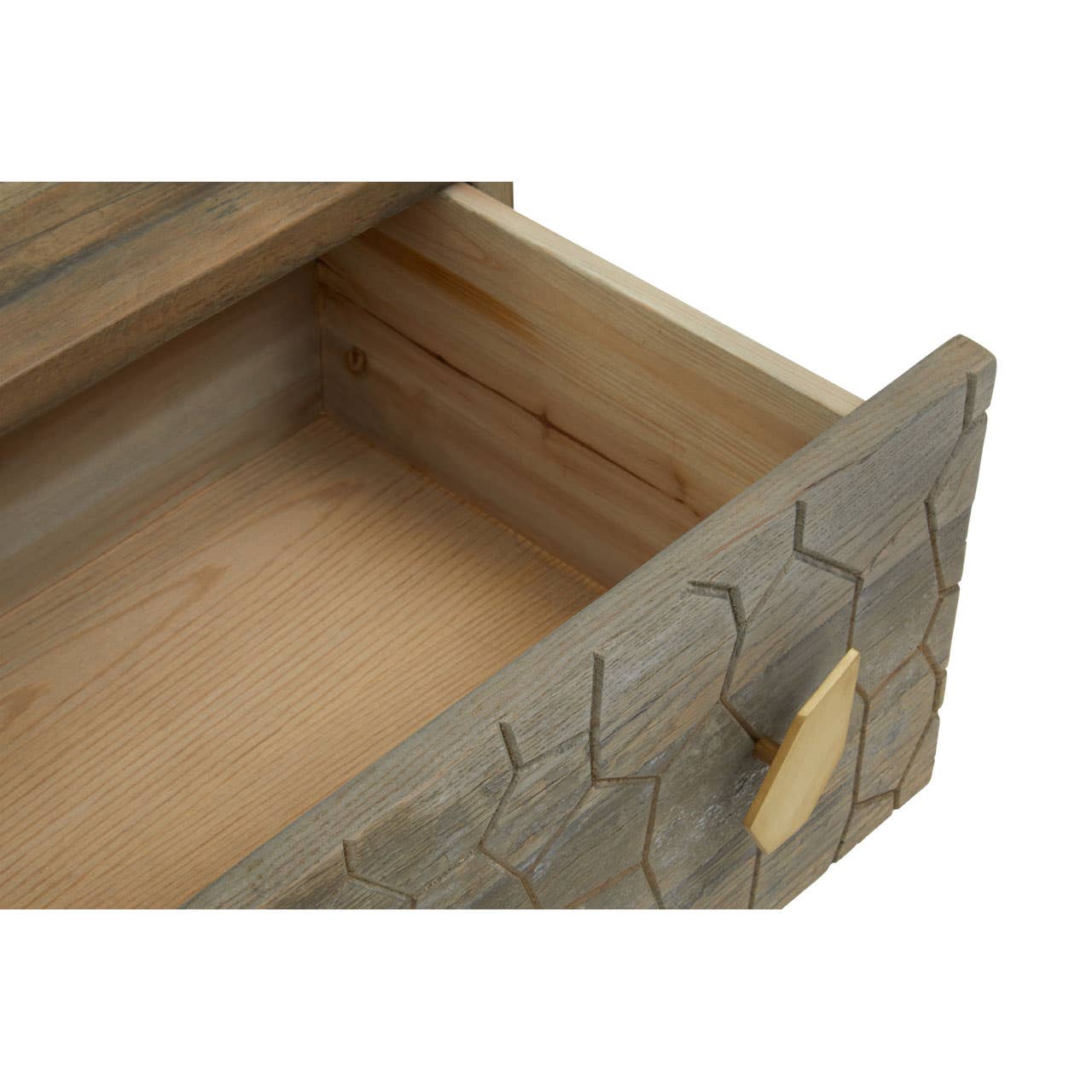 Rustic Elm Drawer Storage