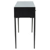 Geometric Carved Console Table