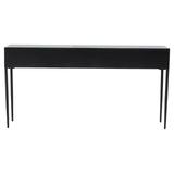 Geometric Carved Console Table