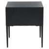 Geometric Carved Side Table