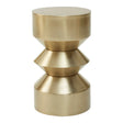 Glam Gold Tiered Side Table