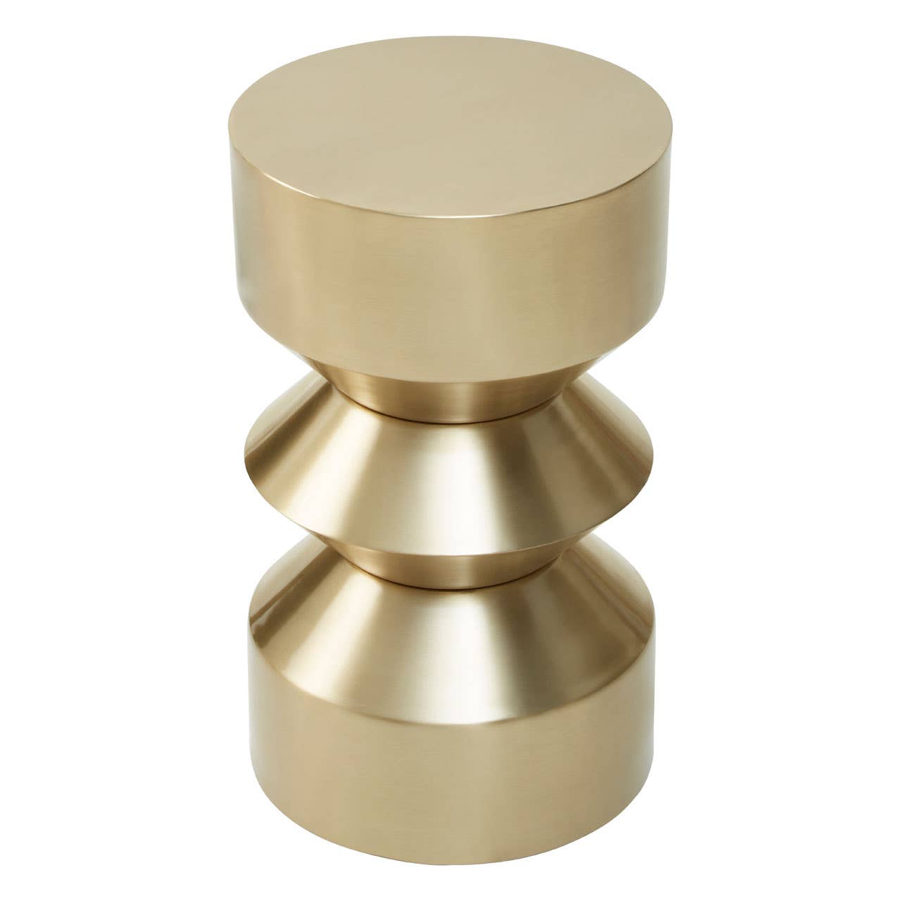 Glam Gold Tiered Side Table