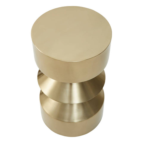 Glam Gold Tiered Side Table