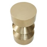 Glam Gold Tiered Side Table