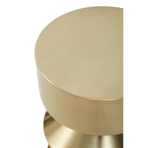 Glam Gold Tiered Side Table