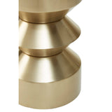Glam Gold Tiered Side Table