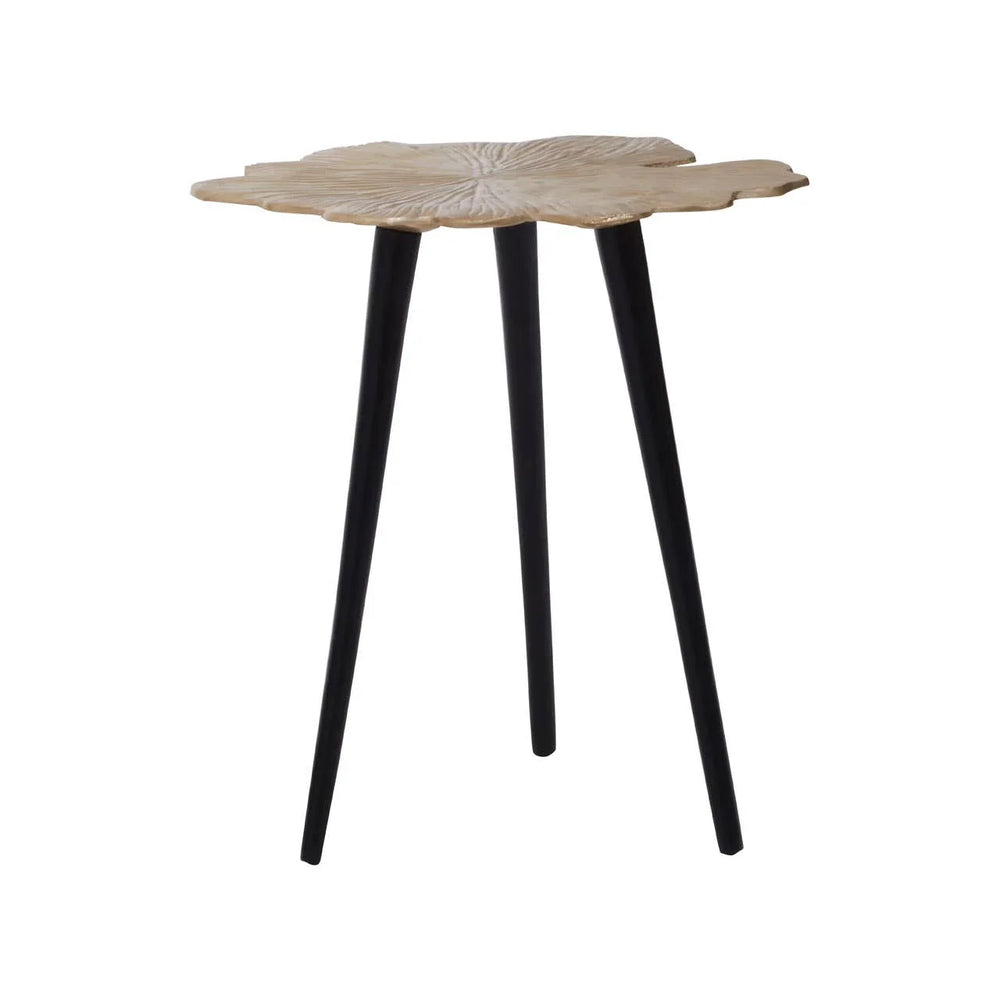Ginkgo Leaf Aluminium Side Table