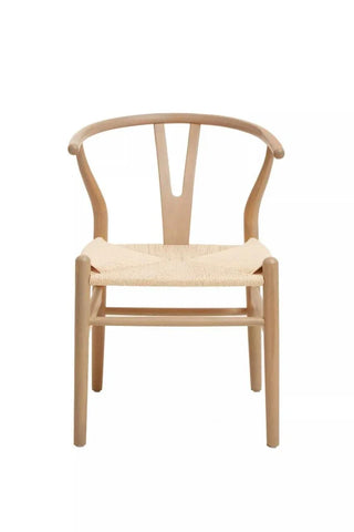 Lyon Wishbone Beech Wood Chair