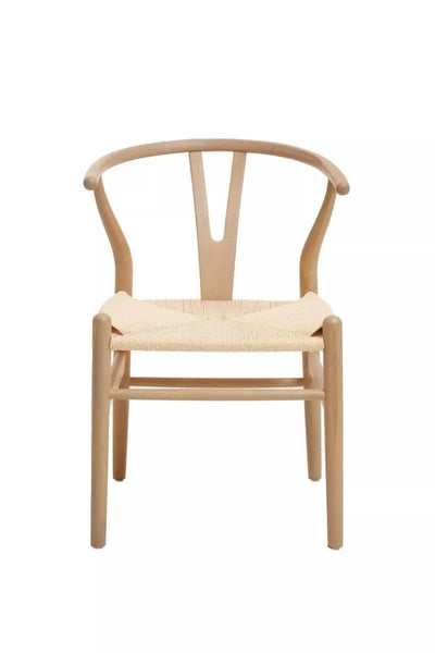Lyon Wishbone Beech Wood Chair