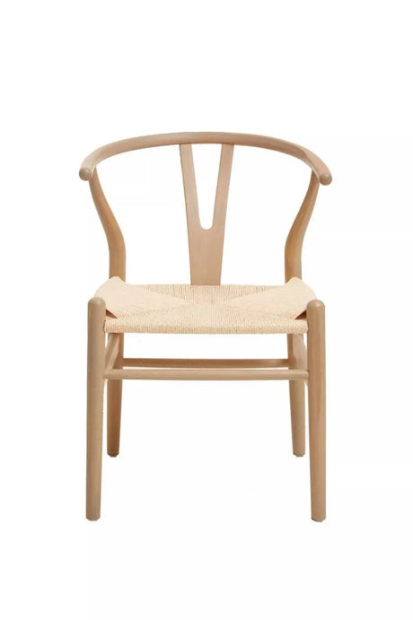 Lyon Wishbone Beech Wood Chair