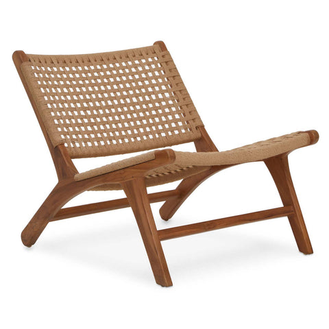 Teak Weave Lounge Chair