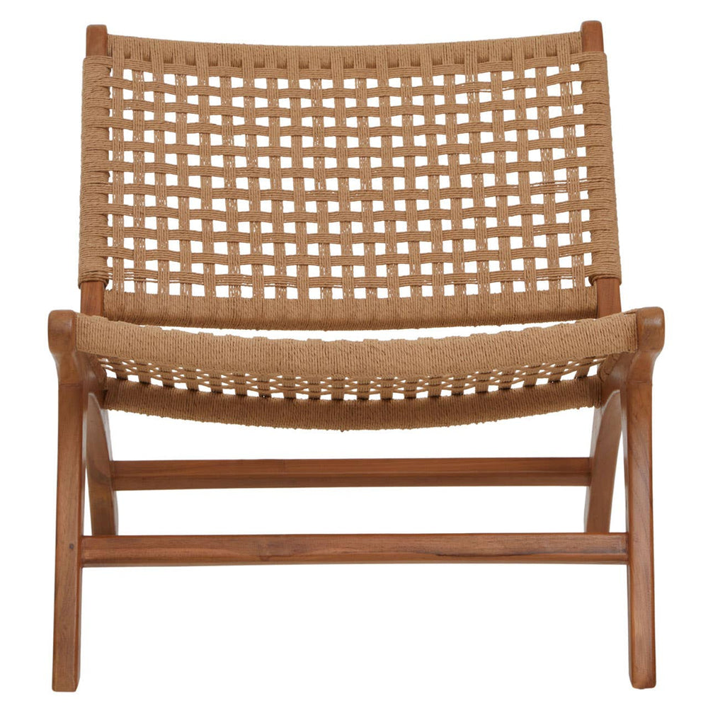 Teak Weave Lounge Chair