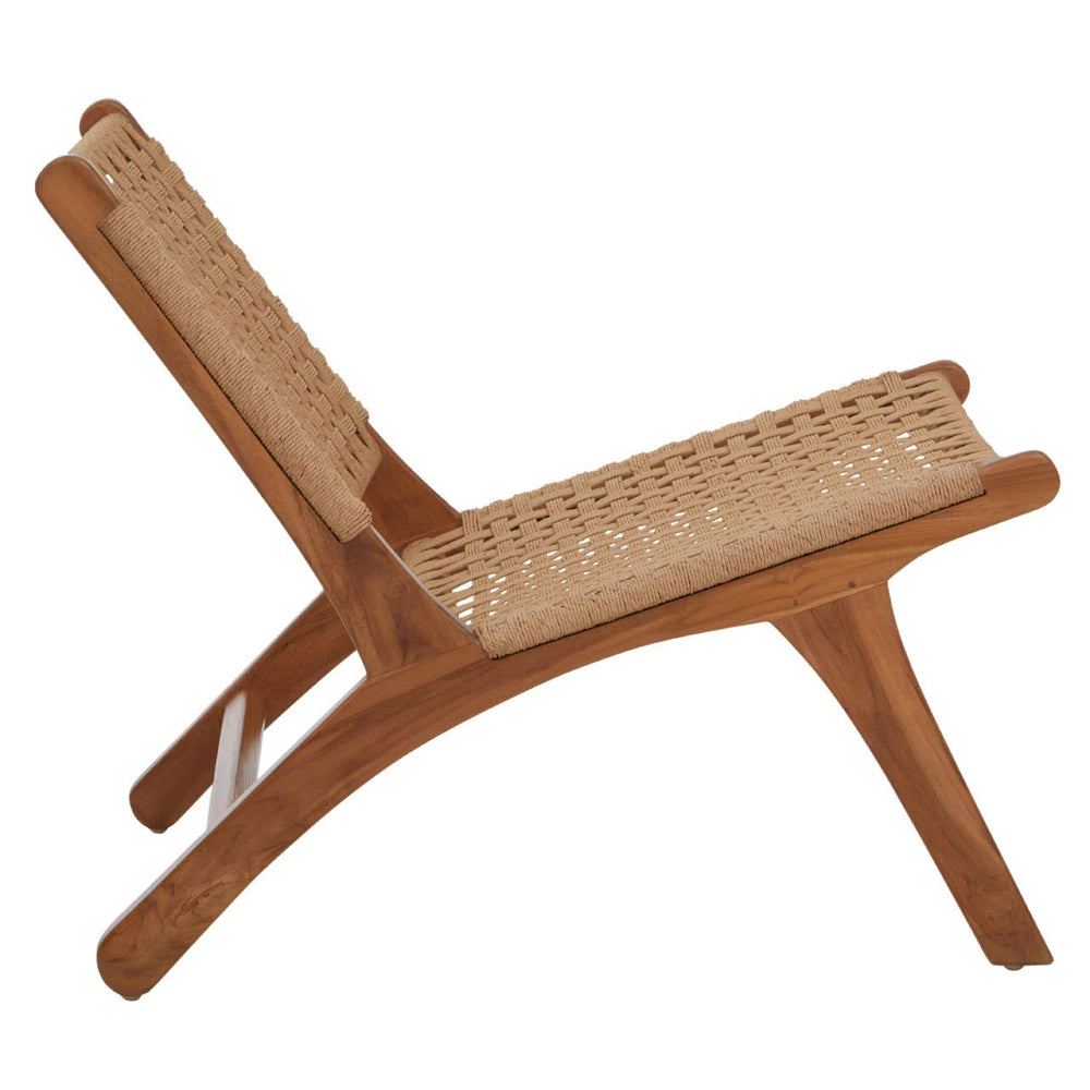 Teak Weave Lounge Chair
