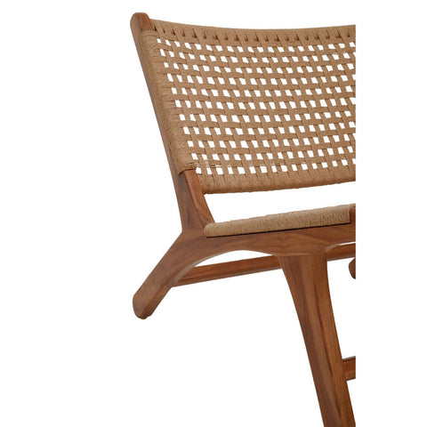Teak Weave Lounge Chair