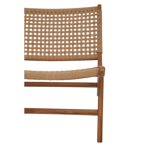 Teak Weave Lounge Chair