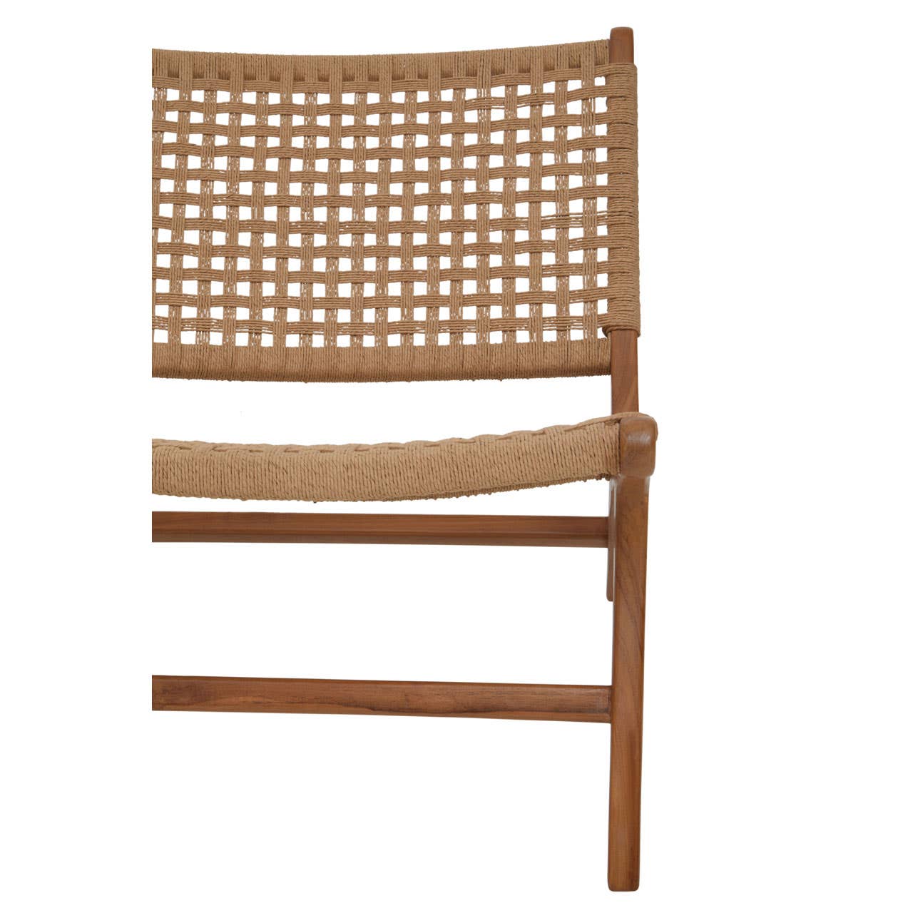 Teak Weave Lounge Chair