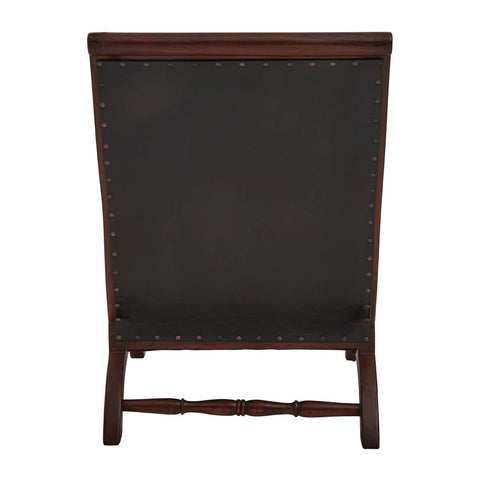 Luxe Teak Leather Lounge Set