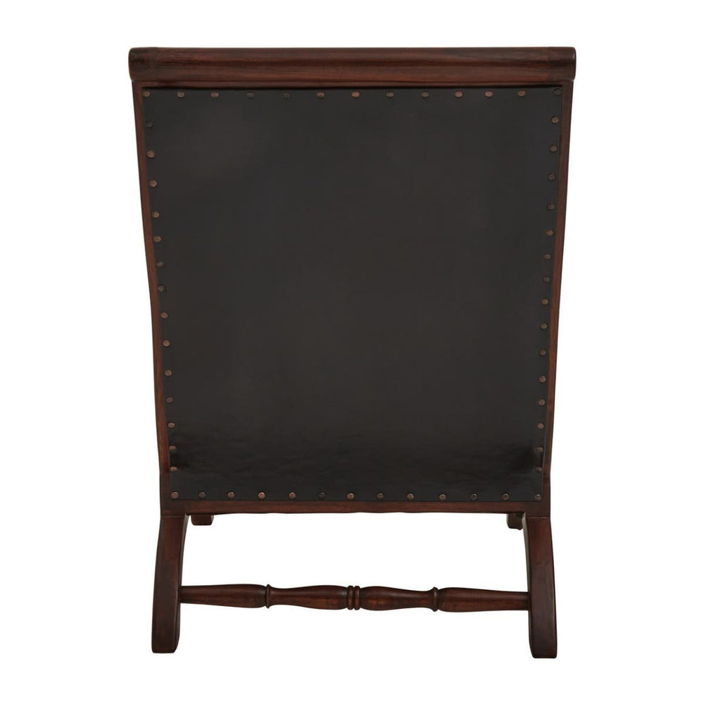 Luxe Teak Leather Lounge Set