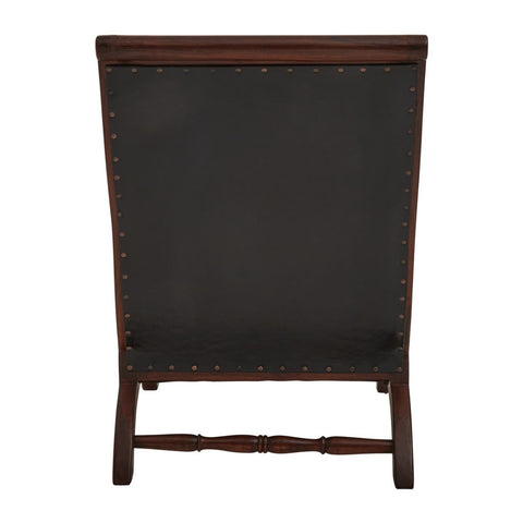 Luxe Teak Leather Lounge Set