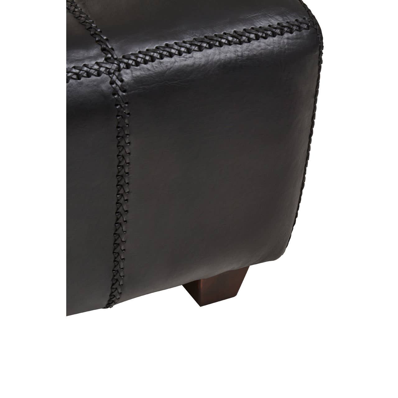 Luxe Leather Bench