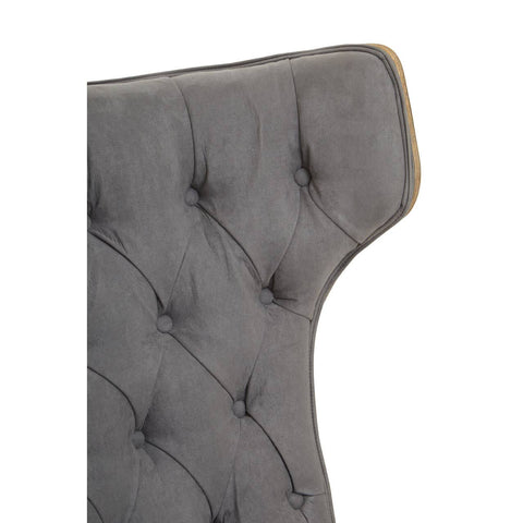 Modern Wingback Velvet Accent Chair