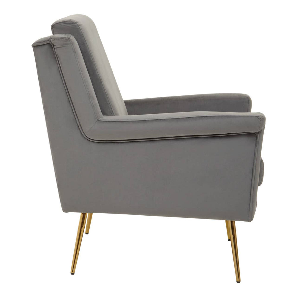 Luxe Velvet Gold Armchair