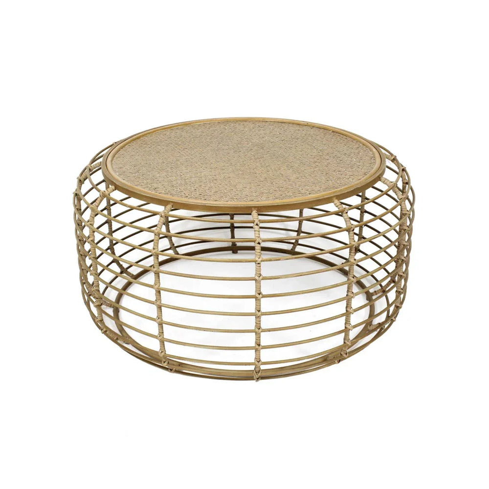 Rattan Round Coffee Table