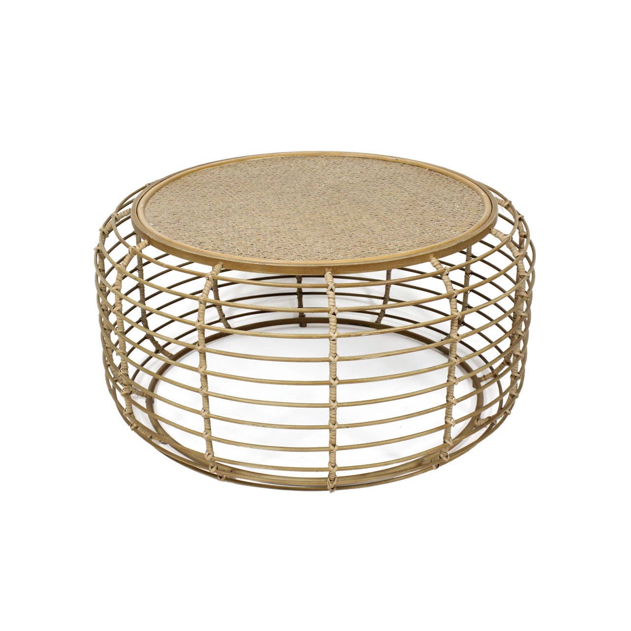 Rattan Round Coffee Table