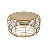 Rattan Round Coffee Table