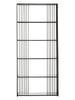 Sleek Iron Glass Bookshelf