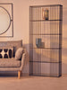Sleek Iron Glass Bookshelf