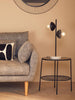 Modern Glass Iron End Table