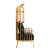 Luxe Gold Cage Chair