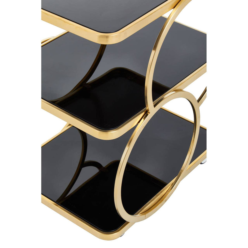 Luxe Gold Drinks Trolley