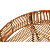 Rattan Rustic Side Table Set