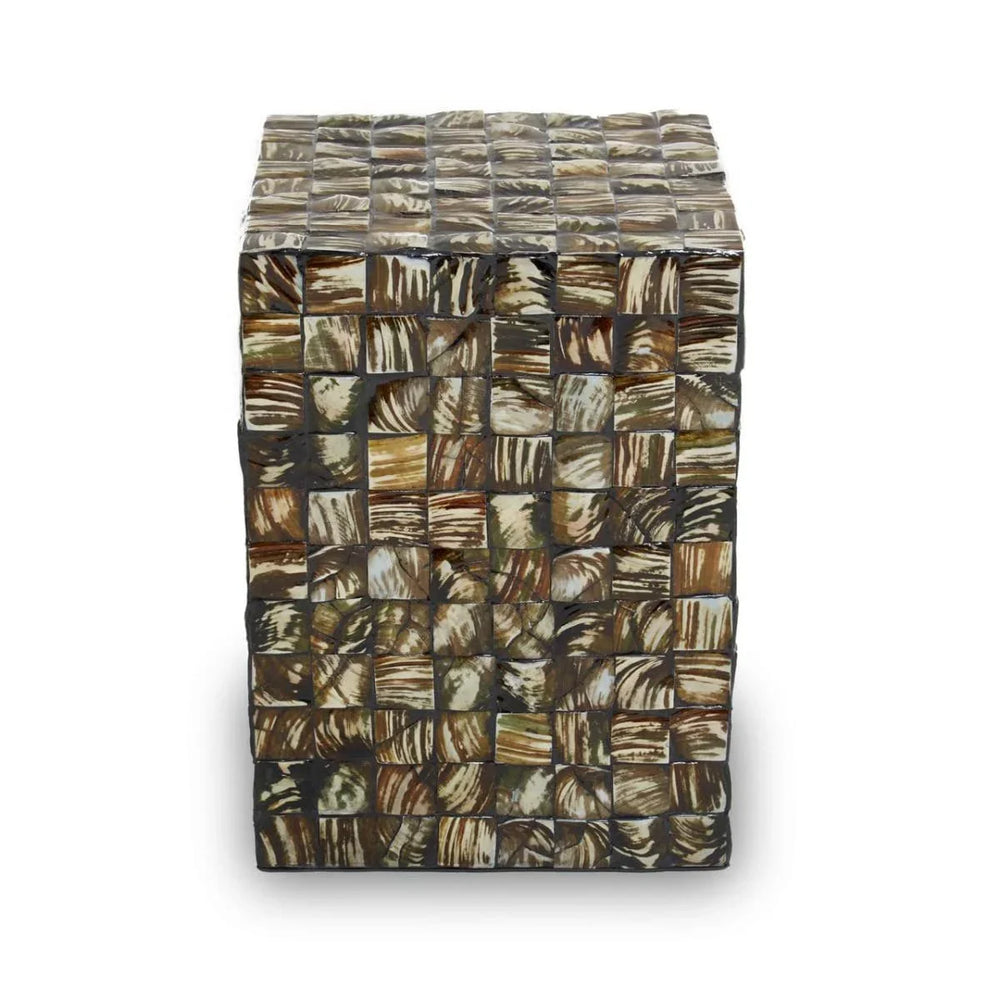 Shell Inlay Square Table