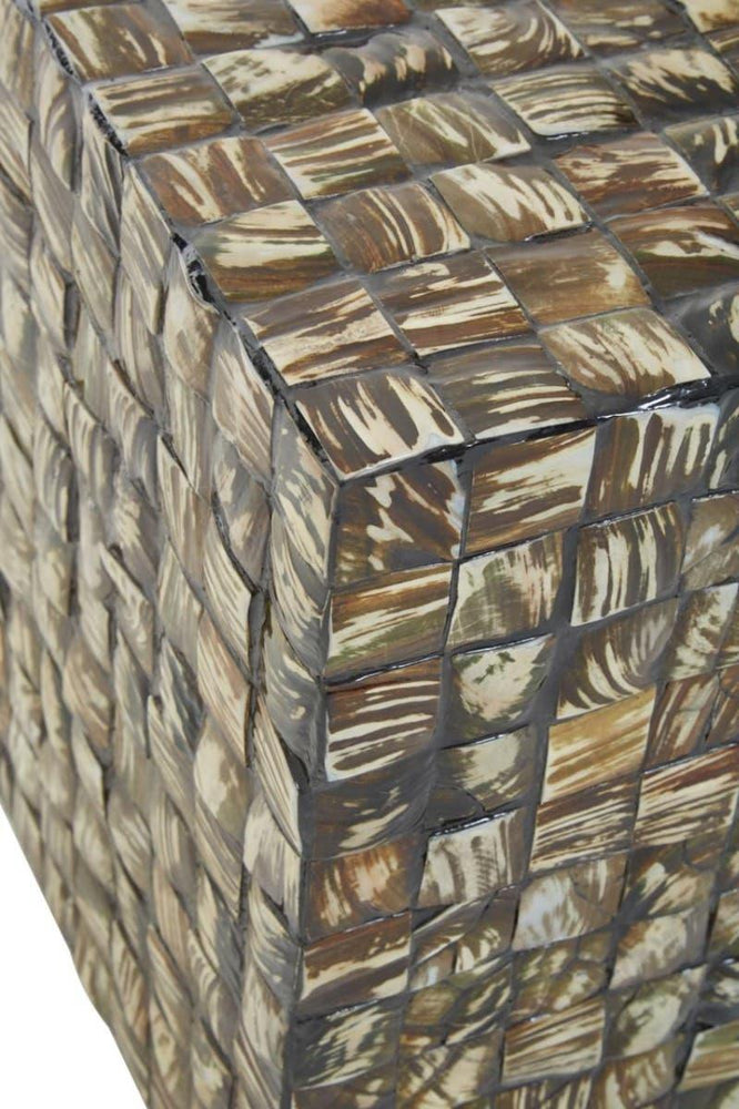 Shell Inlay Square Table
