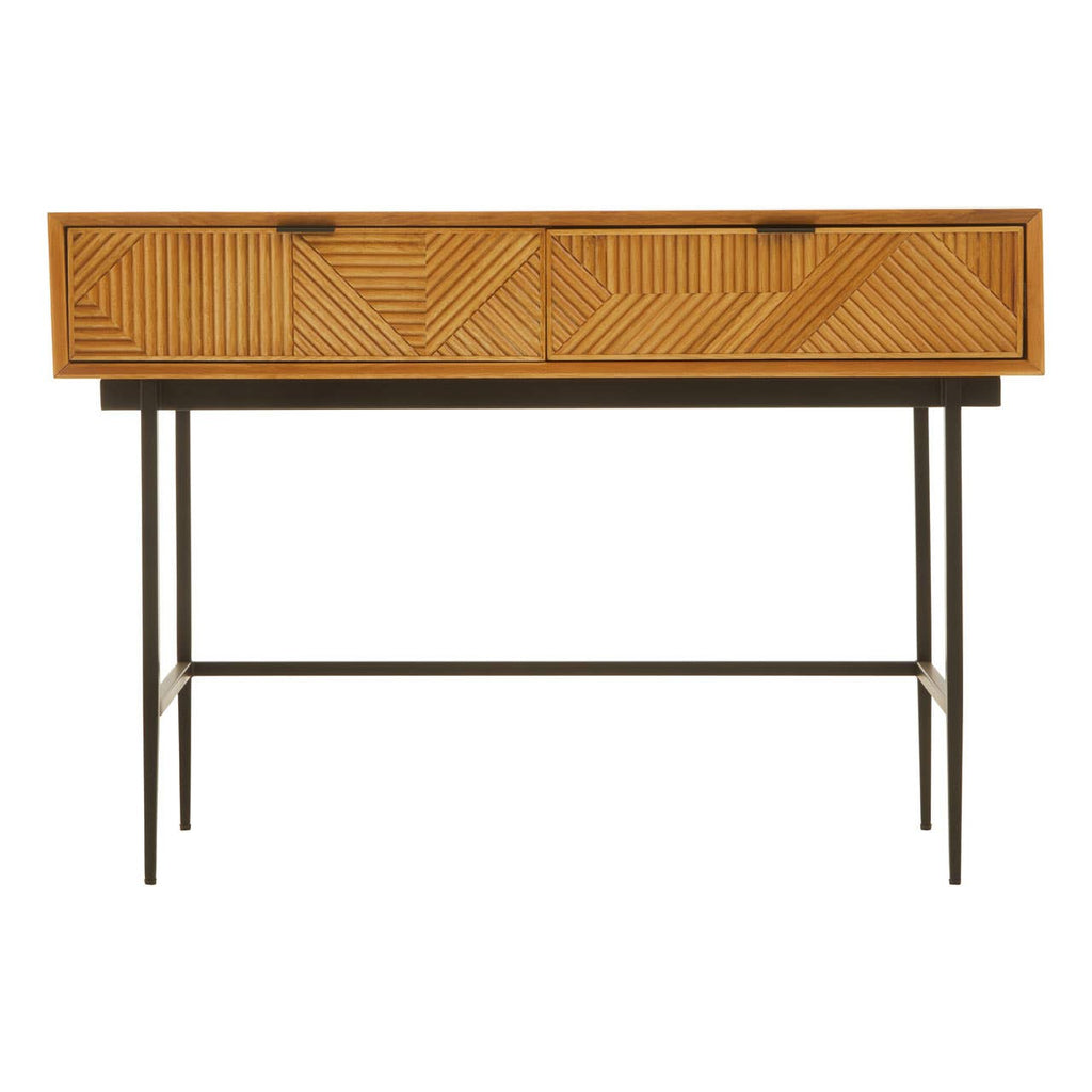 Rustic Chic 2-Drawer Console